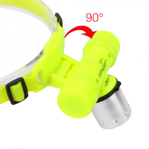 LAMPARA LJK DT-808-113 PARA CABEZA, ESPECIAL PARA BUCEO, RESISTENTE AL AGUA, 800 LUMENS, INCLUYE CARGADOR